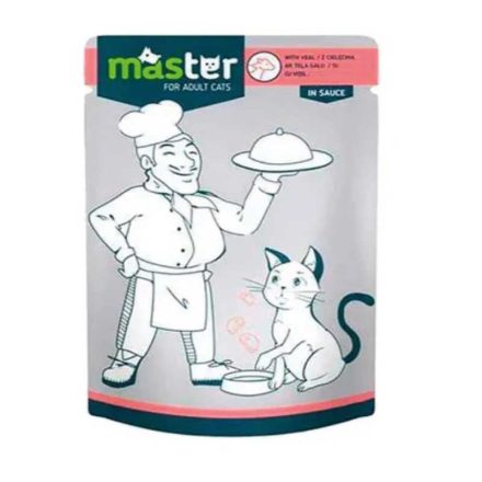 MASTER CAT POUCH MARHÁS 80G SAUCE