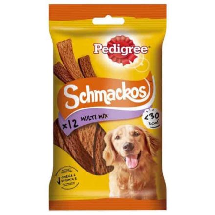 PEDIGREE SCHMACKOS Jutalomfalat Marha, bárány és baromfi 86g