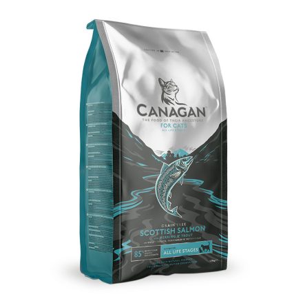 CANAGAN CAT SCOTTISH SALMON SZÁRAZ MACSKATÁP 375G LAZAC