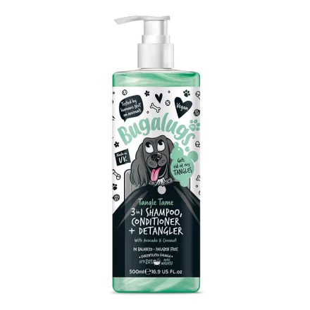 BUGALUGS PET SHAMPOO 3IN1 500ML TANGLE TAME