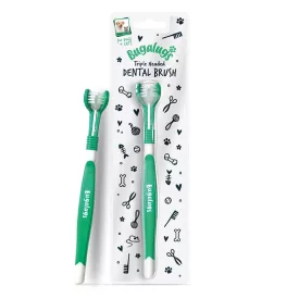 BUGALUGS TRIPLE TOOTHBRUSH 17CM DOGS-CATS