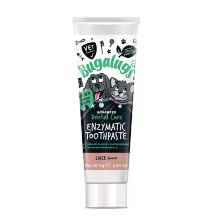 BUGALUGS ENZYMATIC TOOTHPASTE GEL 75G DOG-CAT
