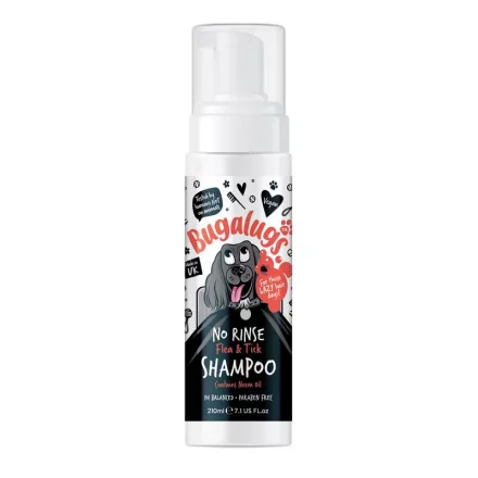 BUGALUGS SHAMPOO NO RINSE  210ML FLEA-TICK