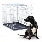 SAVIC DOG RESIDENCE MOBIL KENNEL 91CM VIL. SZÜRKE