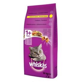   Whiskas száraztáp csirkehússal felnőtt macskák számára 14kg