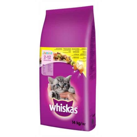 Whiskas Junior száraztáp kiscicák és anyamacskák számára 14kg