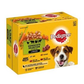 Pedigree tasakos eledel aszpikban felnőtt kutyák számára 12 x 100g