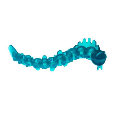 COMFY KUTYAJÁTÉK SNACKY WORM 8CM TÜRKIZ