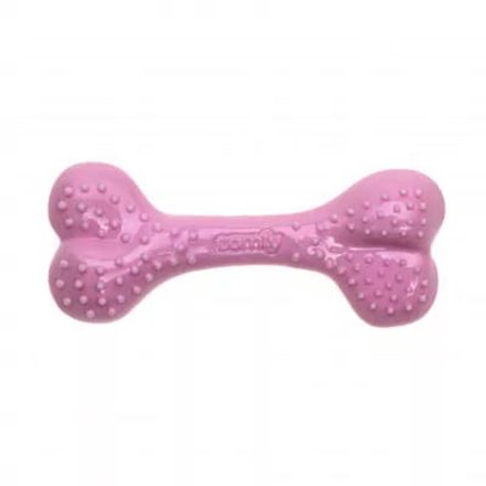 ECOMFY KUTYAJÁTÉK DENTAL CSONT EPER 12,5CM RÓZSASZÍN