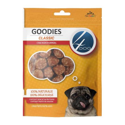 4DOG CLASSIC CSIRKE POPPERS 100G