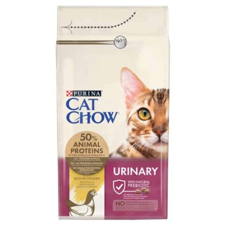Cat Chow Urinary Tract Health csirkében gazdag száraz macskaeledel 1,5kg
