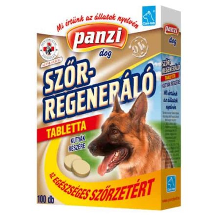 Panzi Szőrregeneráló tabletta kutyáknak 100db