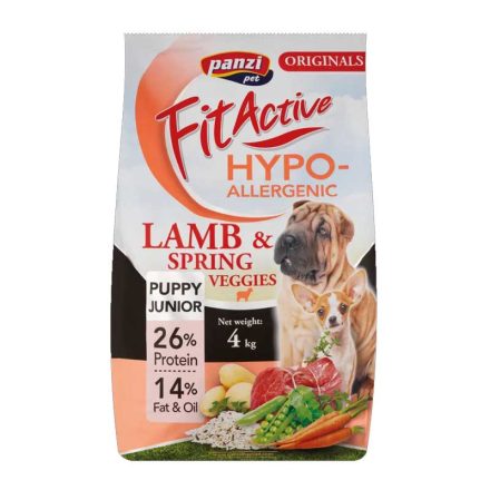 FITACTIVE DOG SZÁRAZ PUPPY/JUNIOR HYPO LAMB 4KG
