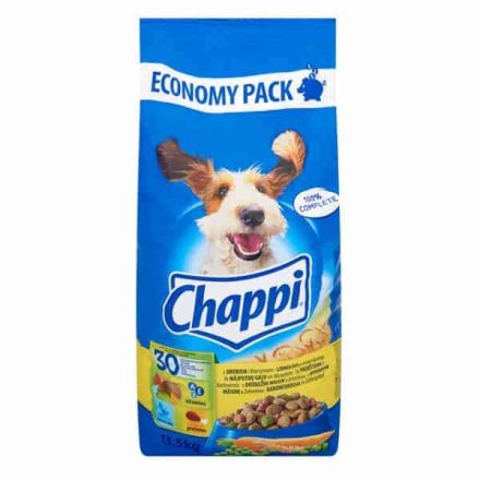 CHAPPI kutyatáp Baromfi-Zöldség ízesítéssel 13,5kg