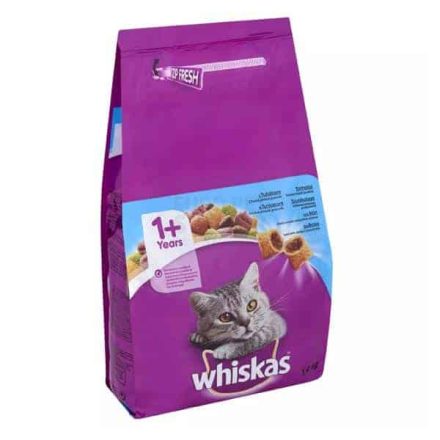 WHISKAS száraz macskaeledel tonhallal 1,4kg