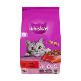 WHISKAS CAT SZÁRAZ  300G MARHA 