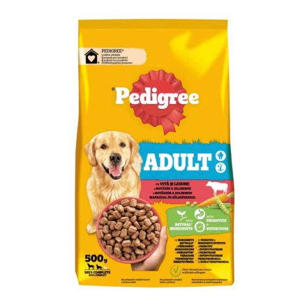 PEDIGREE DOG SZÁRAZ 500G MARHA-ZÖLDSÉG