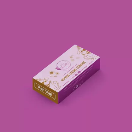 BAG ORGANI KUTYAPISZOK ZACSKÓ LAVENDER/KARTON