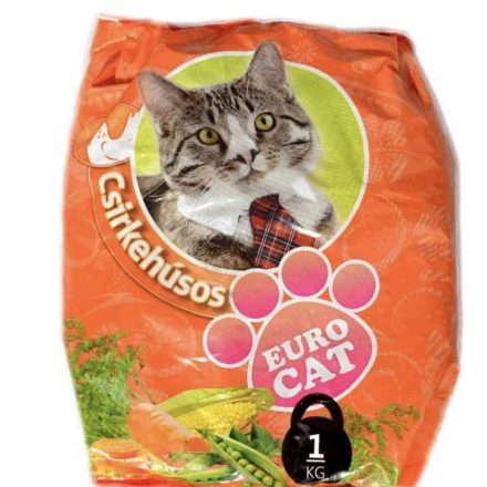 EURO CAT Száraz táp - csirkés 1kg