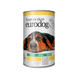 EURO DOG KONZERV 1240G CSIRKE (RAKLAPOS)