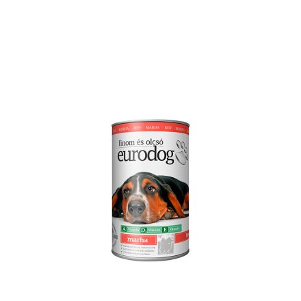 EURO DOG kutyakonzerv marhahússal 415g