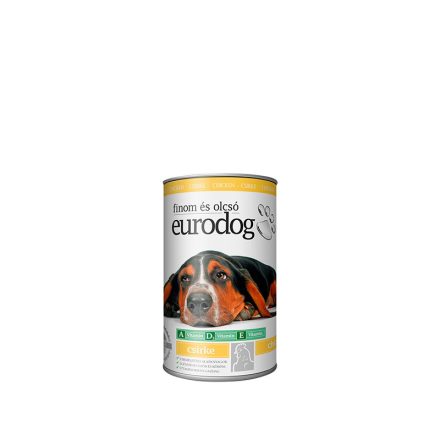 EURO DOG kutyakonzerv csirkehússal 415g