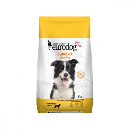 EURO DOG PLUS Kutyatáp Baromfis 3kg
