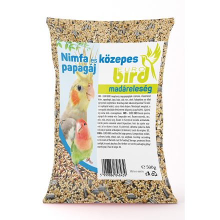 EURO BIRD Nimfa és közepes papagáj madáreleség 1L