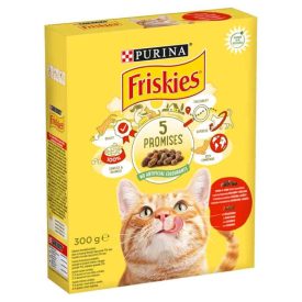   Friskies száraz macskaeledel marhával, csirkével és zöldségekkel 300g