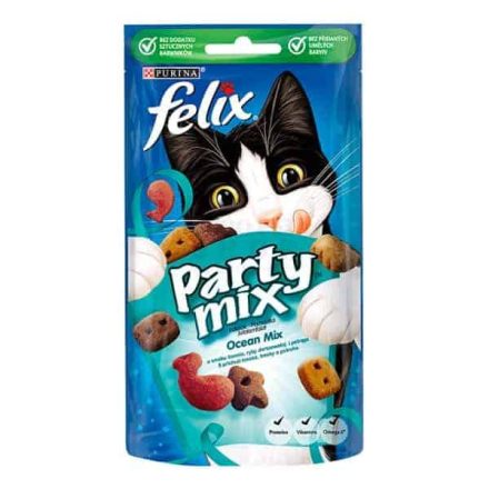 FELIX Party Mix 60g Ocean Mix - Ízletes jutalomfalat macskáknak