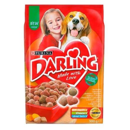 DARLING Csirke – Zöldség ízesítésű kutyatáp 500g