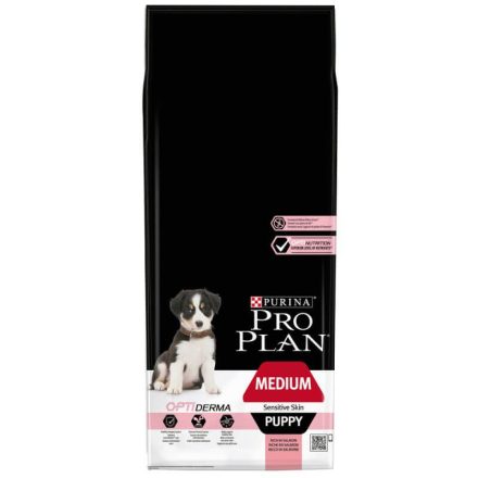 Pro Plan Optiderma Kölyök kutyaeledel / Lazac 12 kg