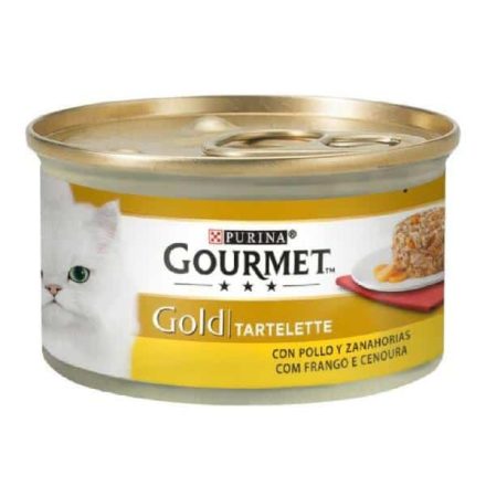 Purina Gourmet Gold Csirkével és sárgarépával 85g