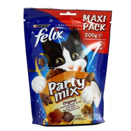 FELIX Party Mix Original - Ízletes jutalomfalat macskáknak 200g
