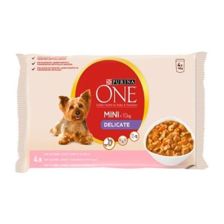 PURINA ONE DOG MINI POUCH 4X100G LAZAC+R+SR
