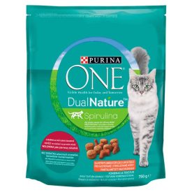   Purina One Cat DualNature Spirulina száraz macskatáp marha 750g