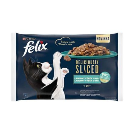 FELIX DELICIOUSLY MULTIPACK 4X80G LAZAC/TONHAL/TŐKEHAL/LEPÉNYHAL