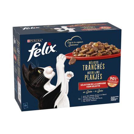 FELIX DELICIOUSLY MULTIPACK 12X80G MARHA/CSIRKE/KACSA/PULYKA