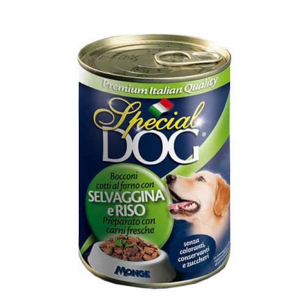SPECIAL DOG Konzerv Vadas és rizs 400g