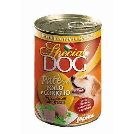 SPECIAL DOG Konzerv Pástétom csirkével és nyúllal 400g