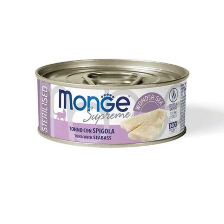 MONGE CAT TONHAL-TENG SÜGÉR STERIL 80G KONZERV