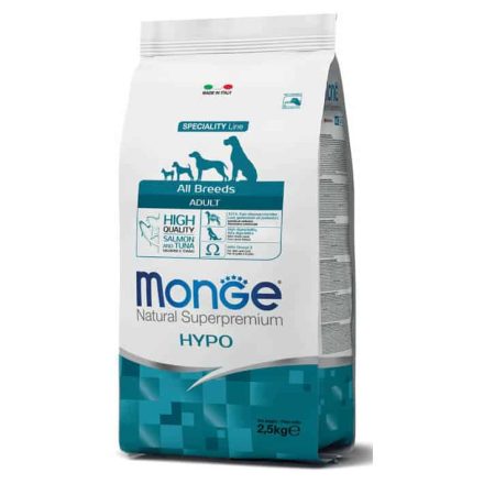 MONGE All Breeds Adult hipoallergén lazac és tonhal 12kg