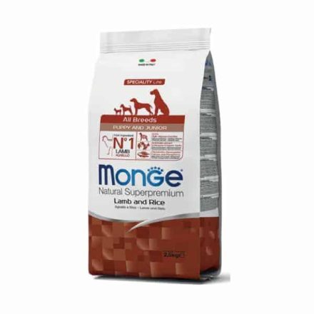 MONGE All Breeds Puppy & Junior Bárány 2,5kg