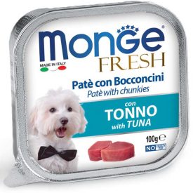 MONGE Fresh Pástétom és falatkák tonhallal 100g
