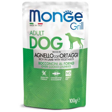 MONGE Dog Grill Bárány-zöldség 100g