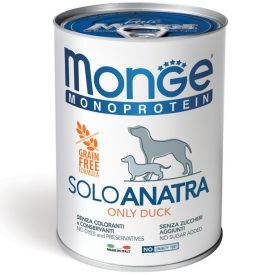 MONGE DOG Monoprotein Kacsa pástétom 400g