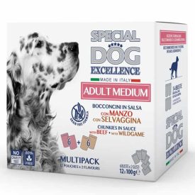   SPECIAL DOG Excellence Multipack Adult Medium – marha és vadas 12x100g