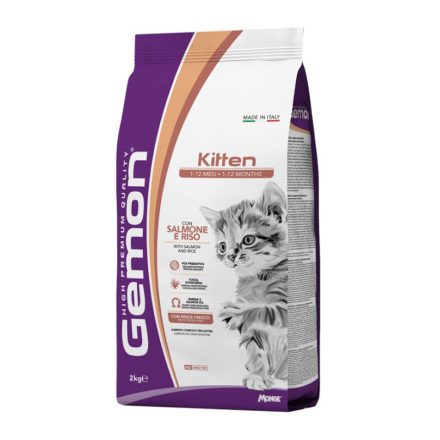 GEMON CAT DRY KITTEN 2KG LAZAC-RIZS