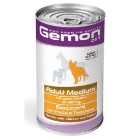 GEMON DOG Adult Medium Csirkével és pulykával 1250g