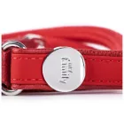 MY FAMILY BILBAO KÖTÉL PÓRÁZ BŐR FOGÓVAL 0,8-110 CM PIROS